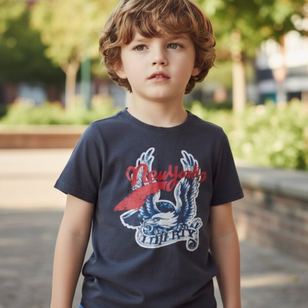 PUMPKIN PATCH VINTAGE New York Liberty Tee Boys 3T Girls NYC NY Patriotic - Picture 7 of 7